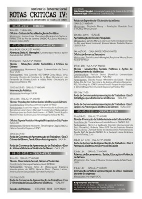 Programação Seminário Internacional Rotas Críticas IV 26/04